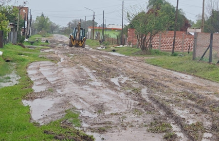 Precaución por la indebida intervención de personas ajenas al municipio, las calles de Villa Córdoba quedó en muy mal estado