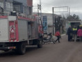 ACCIDENTE DE TRÁNSITO: Colisión entre una motocicleta y un automóvil por calle San Martín